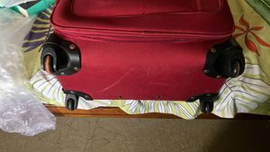 Spacious Red Travel Suitcase