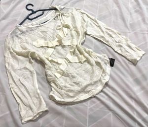 🌷New With Tag White Top A