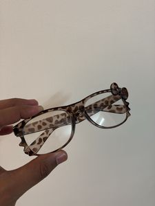 Cute Leopard Print Glasses with Bows