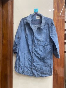 Classic Denim Tunic Shirt