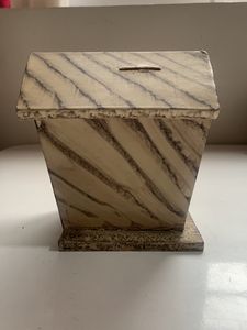 Wooden House Piggy Bank