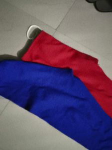 Red &amp; Blue Leggings woolen