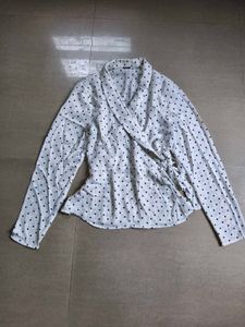 wrap blouse top