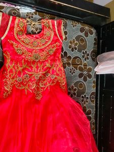 Beautiful Red Embroidered Lehenga Choli