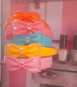 Multicolored Bow Headband For Girls (5pc)