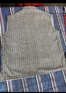 Grey Woollen Waistcoat