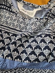 H&amp;M Printed Sleeveless Summer Dress