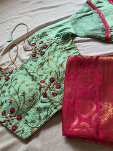 Green Lehenga Choli Set