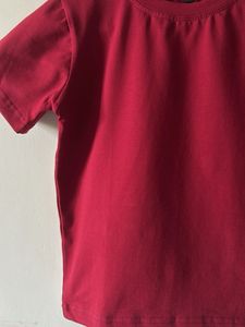 Plain Y2K Red T-Shirt