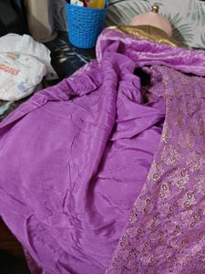 Beautiful Purple Ethnic Anarkali(40-44 size)