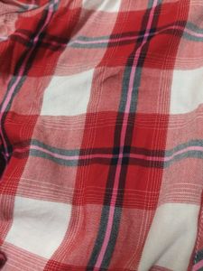 Lee Cooper Chic Red Plaid Flannel Shirt