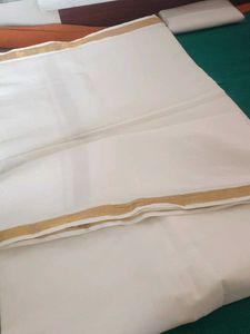 new 👌📣😊🐚Traditional Dhoti with Gold Border