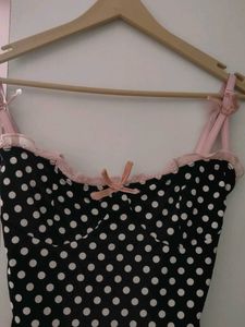 Cute Polka Dot Camisole Top