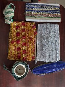 Embellished Fabric Trims Lot
