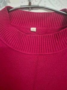 Cozy Pink Knit Sweater