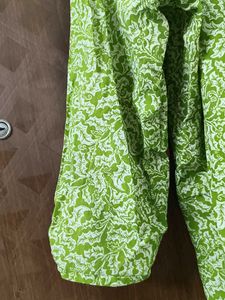 Vibrant Green Printed Kurta