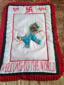 Welcome to the World Krishna Baby Mat