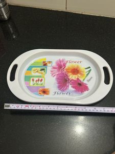 Set of 2 Decorative Serving Trays