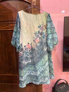 Beautiful Floral Print Kurta Dress
