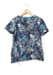 CECIL Floral Cotton Top– Size M