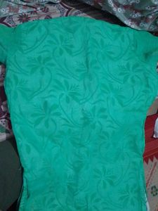 Green Embroidered Kurta