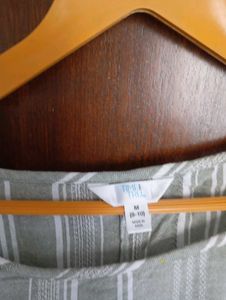 Striped Tie-Front Top