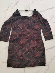 Stylish Black Printed Kurta