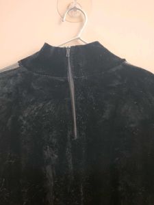 Elegant Velvet Long Sleeve Top