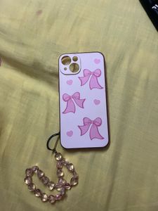 Cute Pink Bow iPhone 13 Case