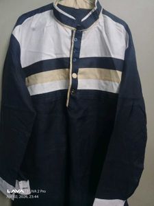 Men's Striped Kurta