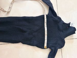 Black Ribbed Turtle Neck inner for babies