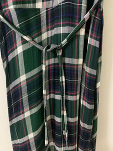 Classic Plaid Dress With Extra Sleeves