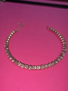 Sparkling Crystal Tennis Necklace