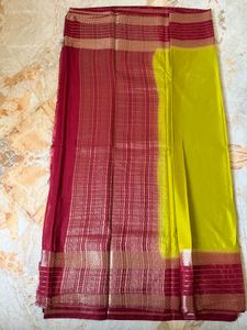mysore crepe silk saree