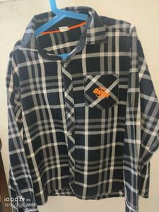Boy's Plaid Casual Shirt