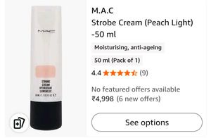 2 MAC Strobe Cream Hydratant Lumineux