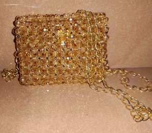 Golden Crystal Mini Bag