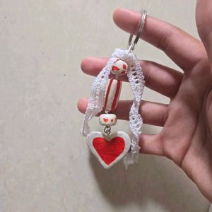 Heart Keychain Charm