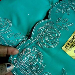 6 meter Sadi blouse peace diyebellishments