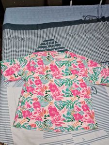 Vibrant Floral Print T-Shirt