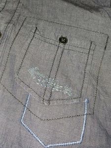Solid Grey Boy Shirt