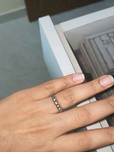 Exquisite Oxidized Silver Ring