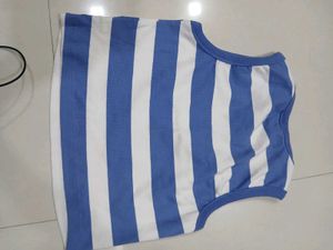 Blue &amp; White Striped T-Shirt
