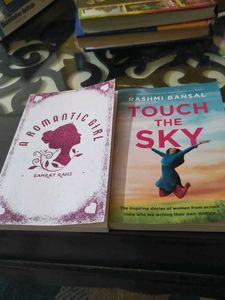 Two Fiction Books: A Romantic Girl & Touch The Sky