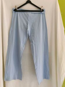 Light Blue Wide Leg Lounge Pants