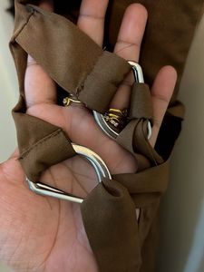Brown Pinafore Dress