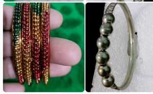 Pack 2 Bangles & Fancy Bracelet