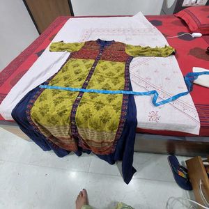 Designer Kurta with Contrasting Skirt