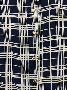 Formal Checked Blue Shirt