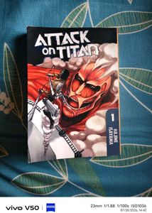 Attack on Titan Manga Volumes 1, 2, 3 &amp; 4
